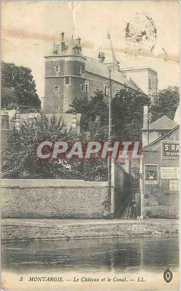 Montargis — Het Kasteel en het Kanaal — LL. - Voorkant