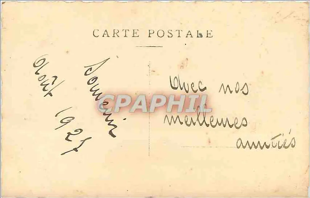 Retrato de um jovem — época 1920 — sem editor ou número visível - Verso