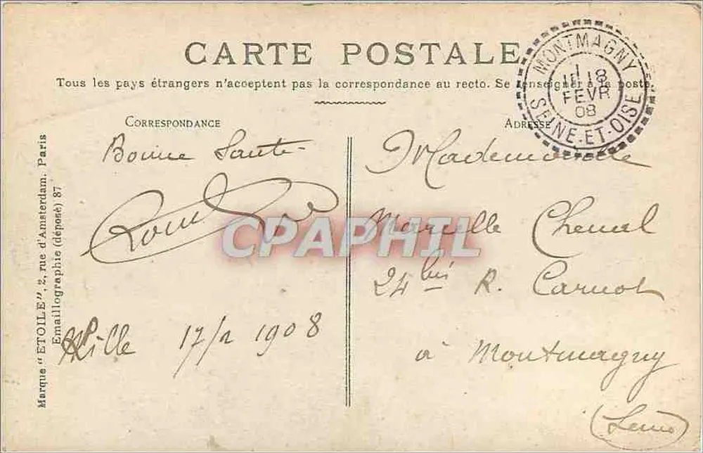 A Gruta do Jardim Vauban — Lille — Editora: Marque d'Étoile, n°8 - Verso