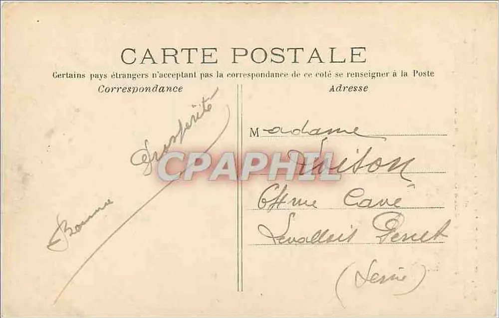Le Puy – Estátua de Nossa Senhora da França coroando o Rocher de Cornelle – F.A. 6052 - Verso