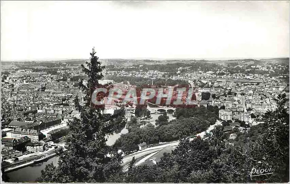 Besançon-les-Bains — vista desde Brégille — editor Péquignot, n°177 - Frente