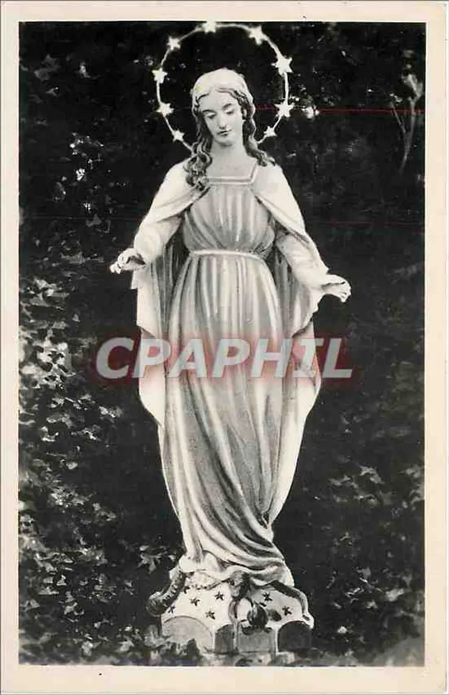 Notre-Dame de Sion de la Tour — estátua da Virgem com auréola de estrelas — editor 'REAL-PHOTO' n°(49) - Frente