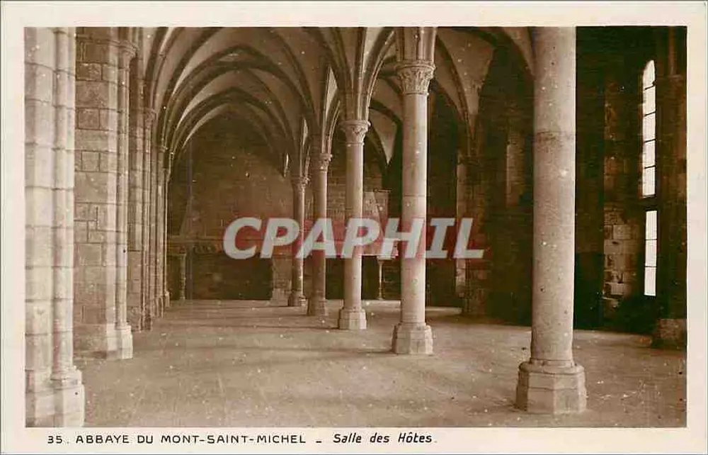 Abtei Mont-Saint-Michel — Saal der Gäste — Historische Ausgaben — n°35 - Vorderseite