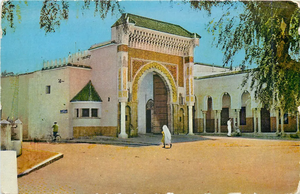 Eingang zum Palast Seiner Majestät des Sultans in CASABLANCA — Éditions Mares & Lainé — n°38 - Vorderseite