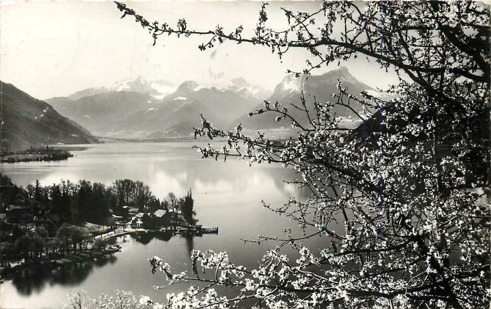 Lago d'Annecy — Cantar da Primavera — G. ROSAT, Cantar da Primavera, Annecy - Frente