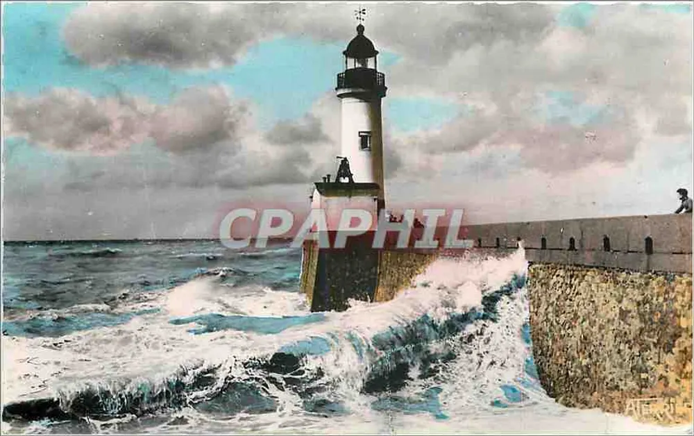Farol do Tréport — Editor A. Terrier - Mers-les-Bains - Frente
