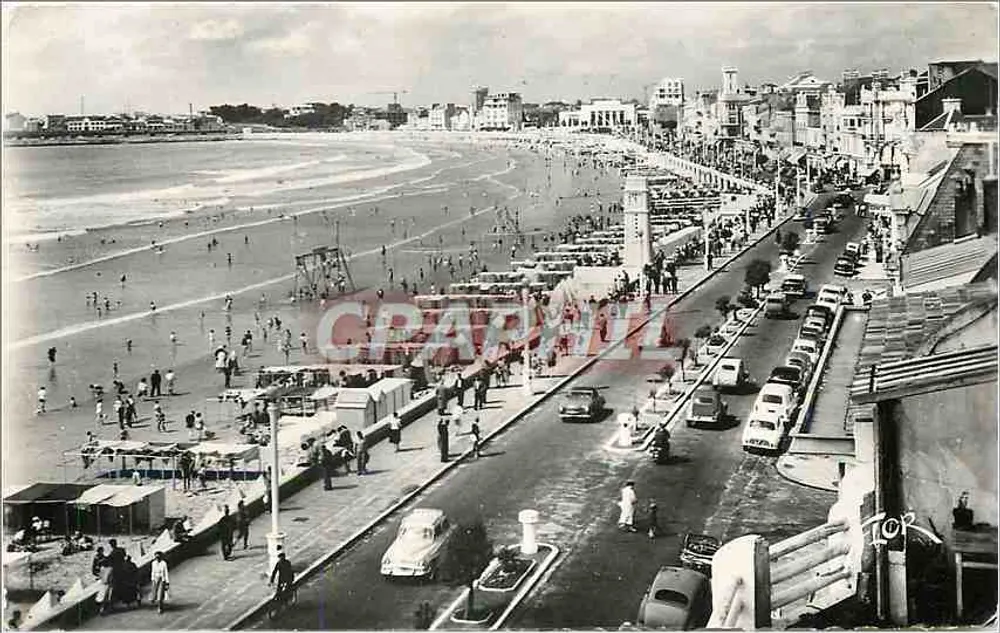 Praia de La Baie — visão aérea — editor desconhecido, número de série não visível - Frente