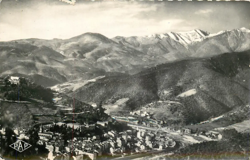 Amélie-les-Bains - Palalda — Allgemeiner Blick und der Canigou — Editions PAP - Vorderseite