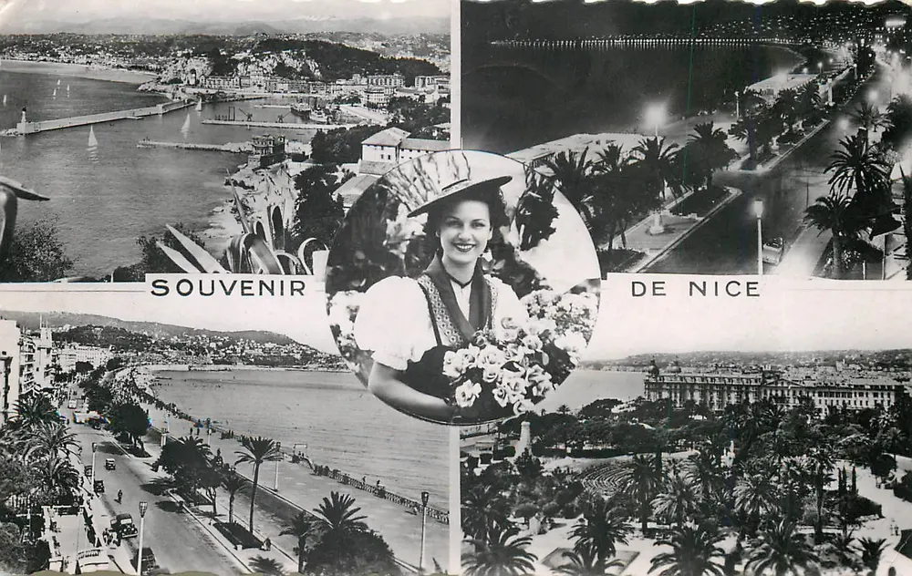 Nice — Panoramablick und promenade des Anglais — Edition AD.L.A. n°501 - Vorderseite
