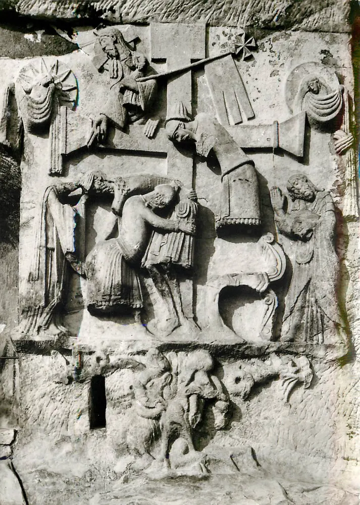Externsteine — Externsteine im Teutoburger Wald — wydawca Herst. u. Verlag Schöning & Co, Lübeck - Awers