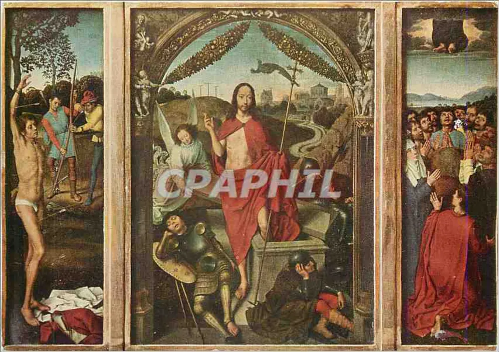 Martyrium des heiligen Sebastians — Hans Memling, um 1430-1494 — Musée du Louvre (Flämische Schule) - Vorderseite