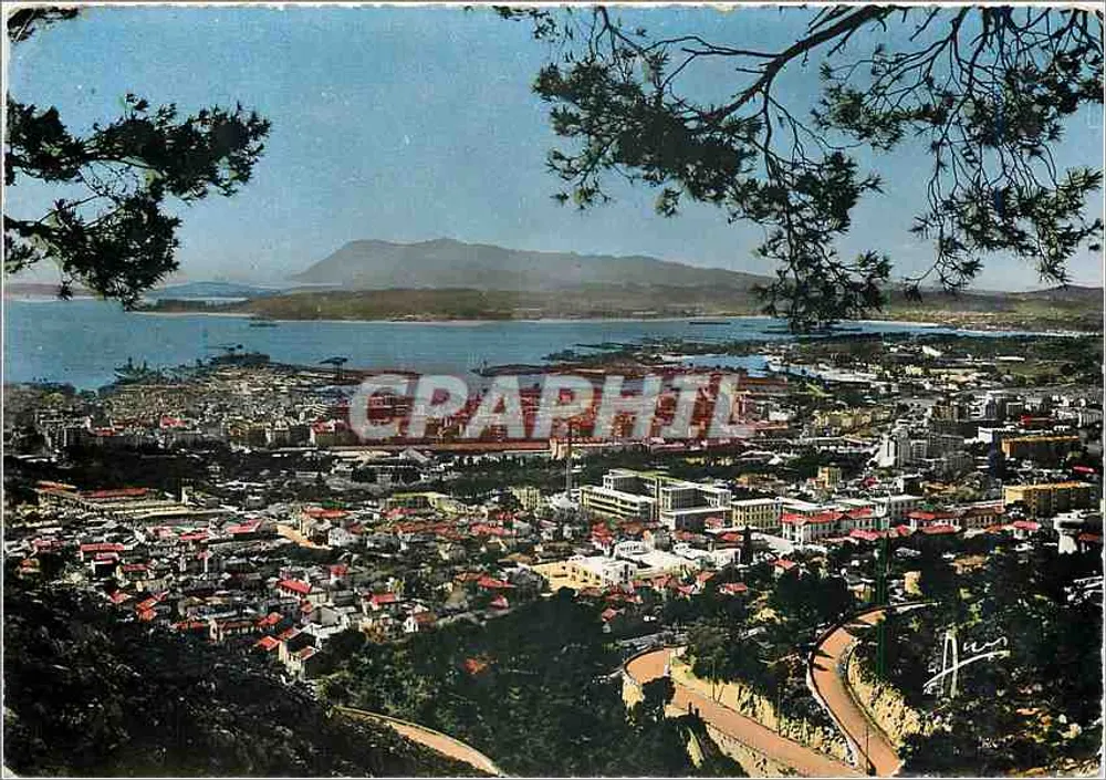 Vista geral de Toulon — Côte d'Azur — Edições ARIS - Frente