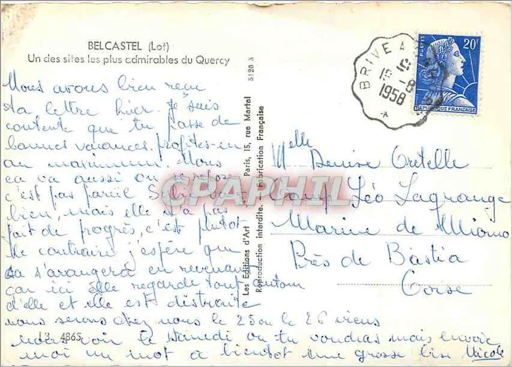 Belcastel (Lot) — Um dos sites mais admiráveis do Quercy — Les Éditions d'Art - Verso