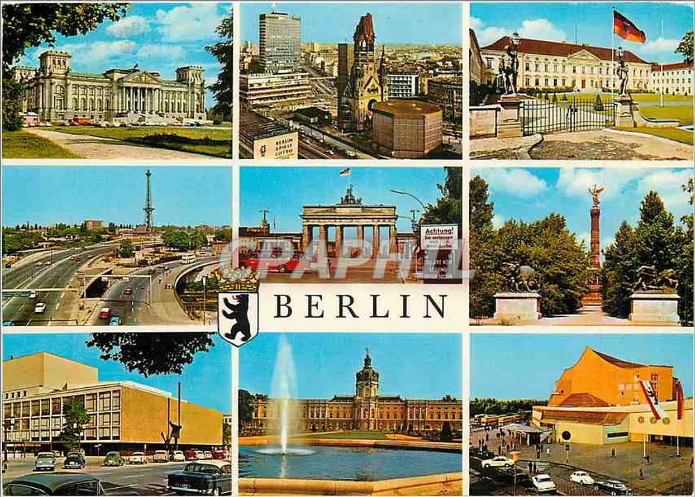 Berlin — vista panorâmica — editor Berlin 72 - Frente