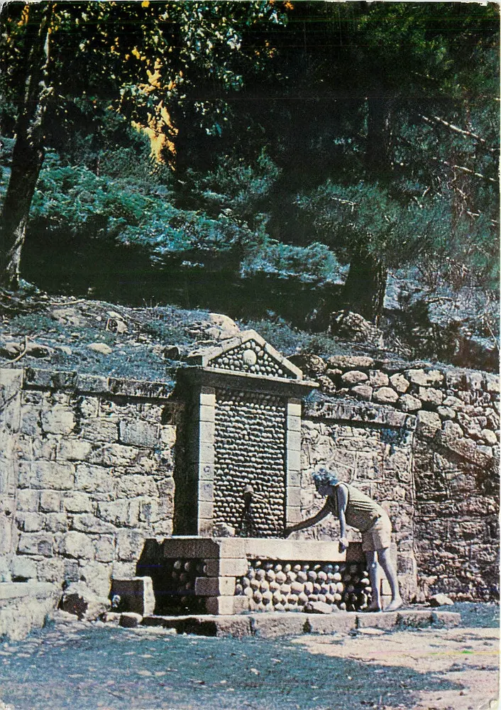 Fuente de piedras — Bosque de Valdo-Niello — Editor Kalliste - Anverso