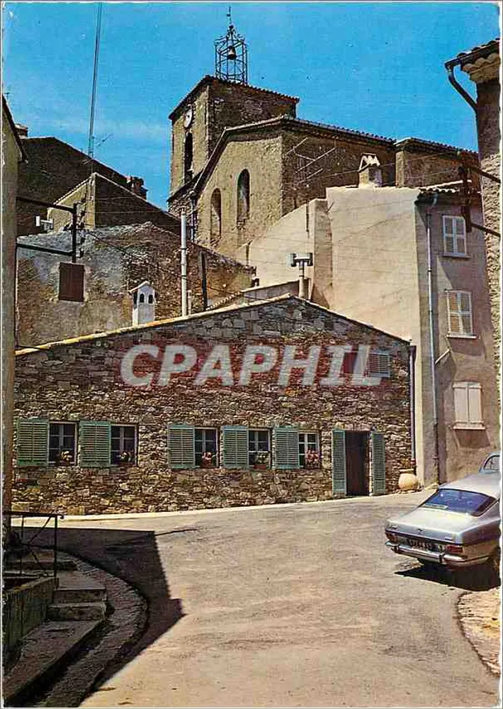 La Garde-Freinet — Vista sobre o campanário — Edições T. P. Craphil - Frente