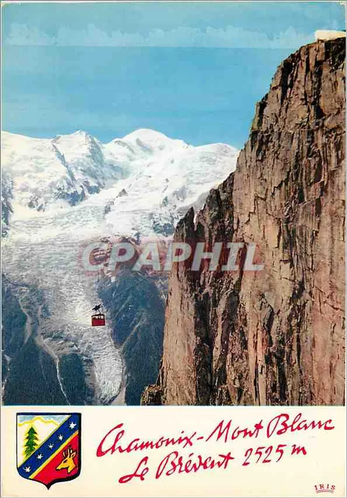 Chamonix-Mont Blanc — Le Brévent 2525 m — IRIS - Vorderseite