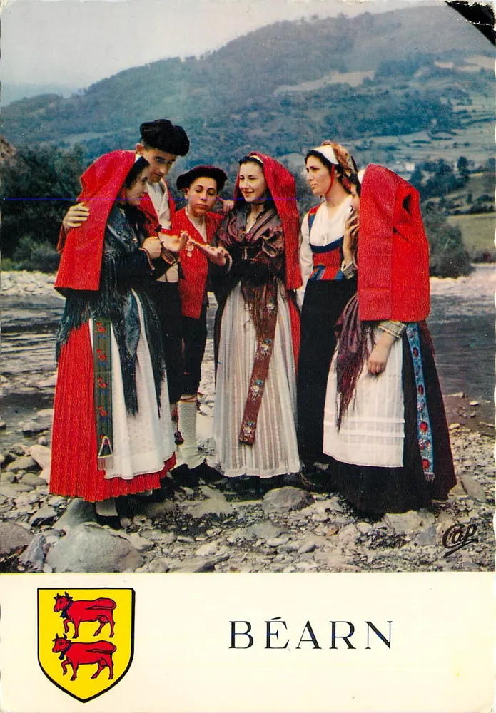 Traditionelle Kleidung — Béarn — Verlag LUMICAP, n° F 54 - Vorderseite