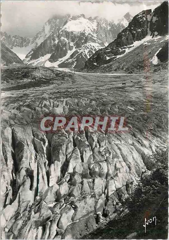 Die Risse der Mer de Glace — Chamonix-Mont-Blanc — Éditions d'Art Marte, Paris - Vorderseite
