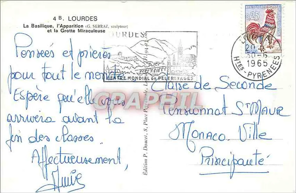 Lourdes — La Grotta Milagrosa y la Basílica — Edición Lourdes - Reverso
