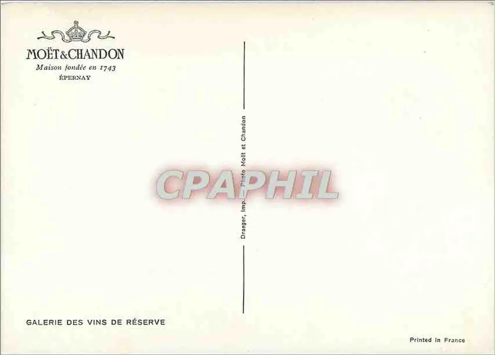 Galerie der Reserveweine — Moët & Chandon — Épernay - Rückseite