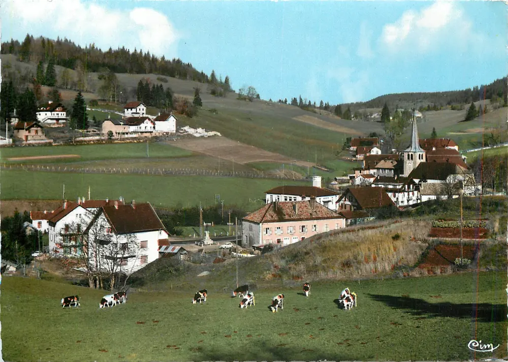 Les Hopitaux-Neufs (Doubs) — Vue générale — Combière IWP, Macon - Recto