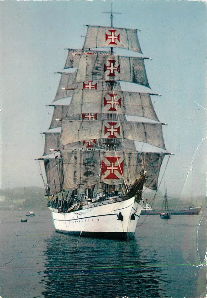 Schulschiff 'Sagrèce' — Bretagne in Farben — Edition Art Iris Méthode - Vorderseite