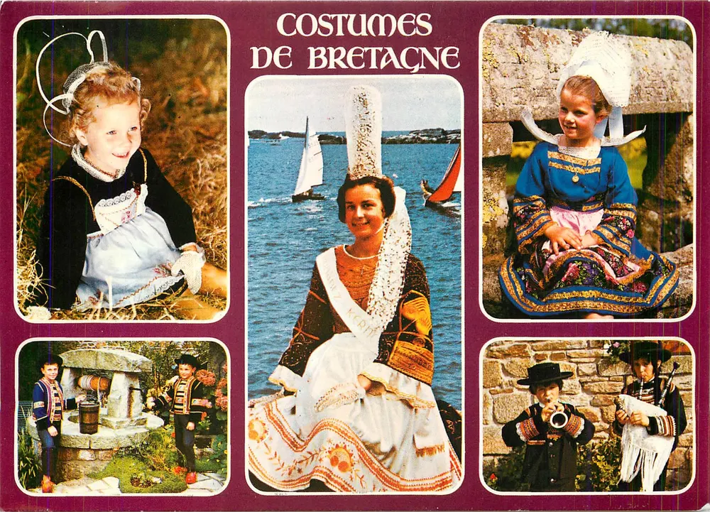 Trajes da Bretanha — editor Breizh, n° 3786 - Frente