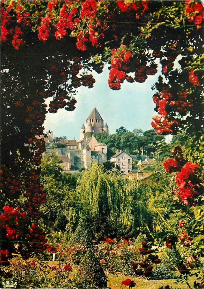 Provins — Die Rosenanlage und die Turm von César — 'GUY' IRIS Verlag - Vorderseite