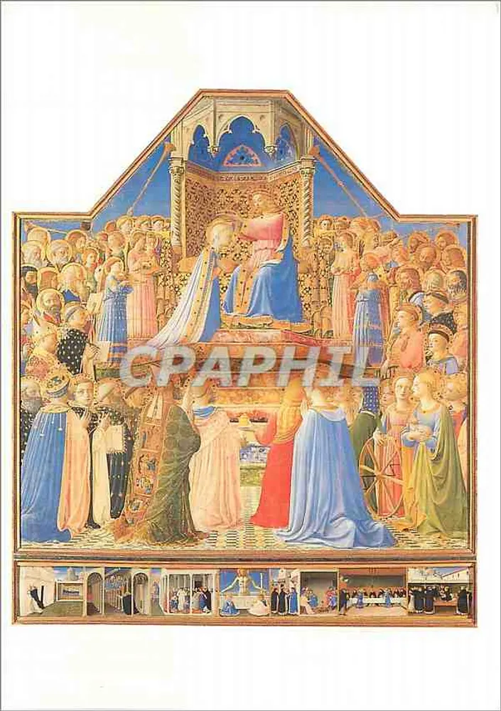 Krönung der Jungfrau — Fra Angelico — Louvre-Museum - Vorderseite