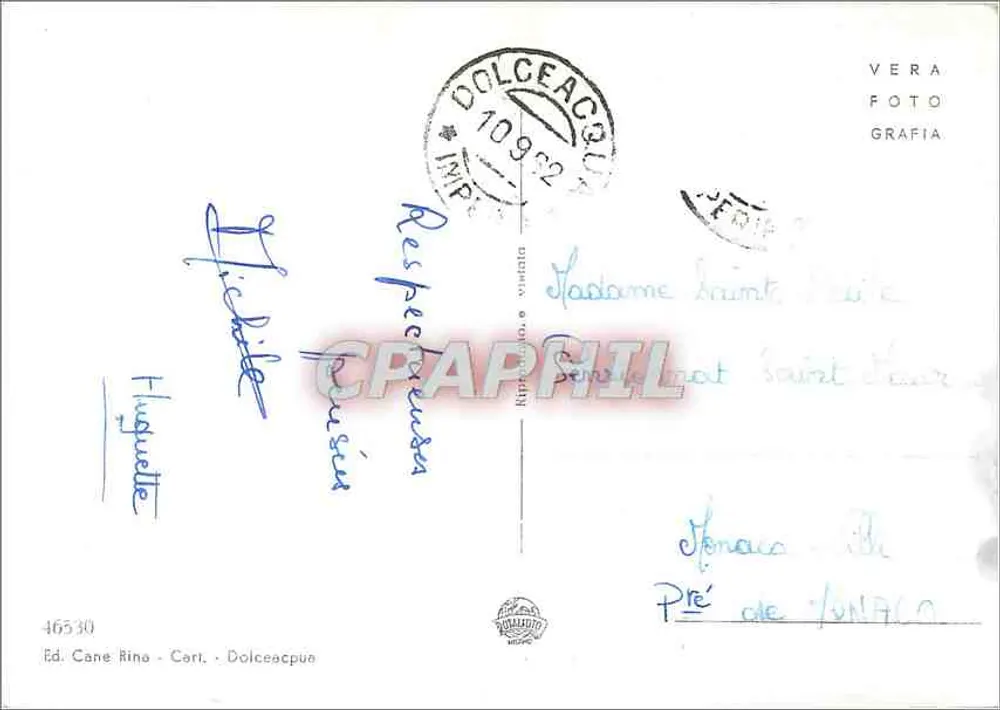 डोल्सेअक्वा - पुराना रोमन पुल - एडी. कैने रिनो, संख्या 46530 - पीछे