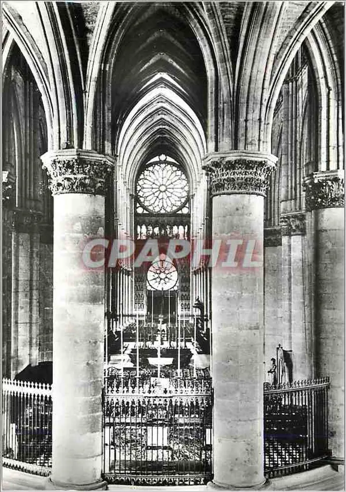 Reims (Marne) — Kathedrale Notre-Dame (13. Jahrhundert) — Nave aus der Kirche gesehen — Service Commercial Historiques, Grand Palais, Paris - Vorderseite