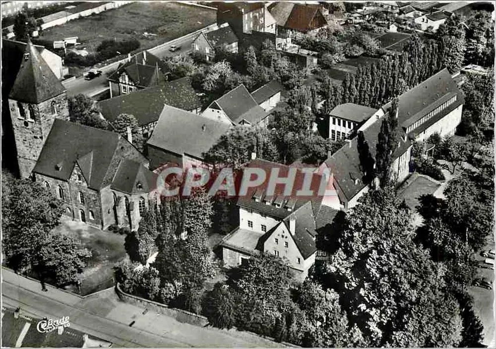 Dortmund-Brackel, Kommande — vista aérea — Cramers Kunstanstalt KG - Frente