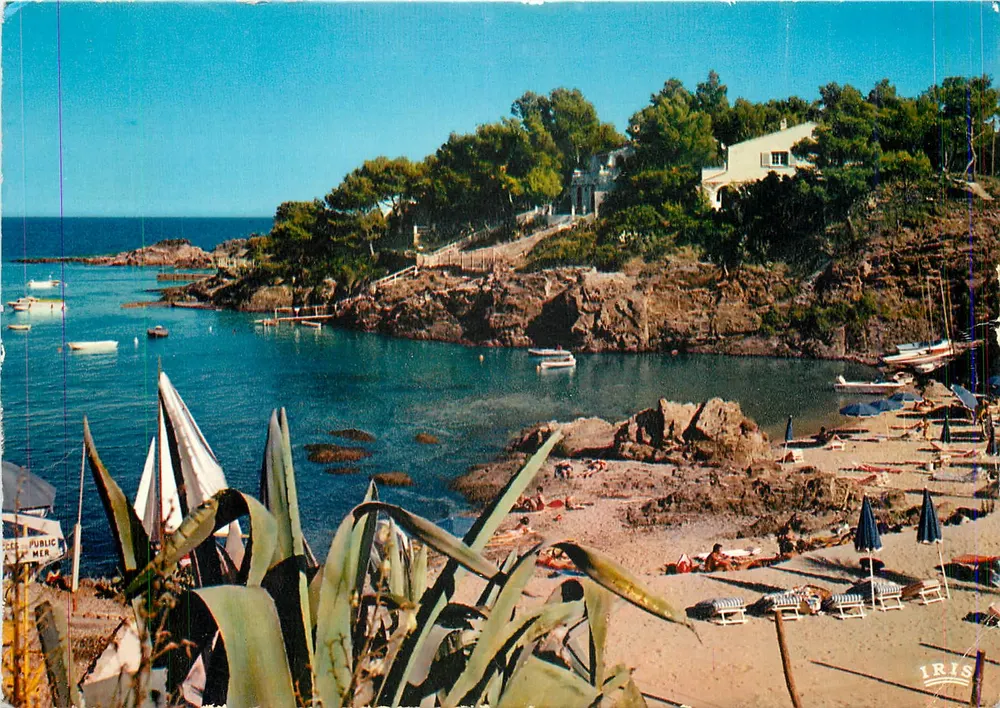 Les Issambres — strand en baai — Iris uitgaven - Voorkant