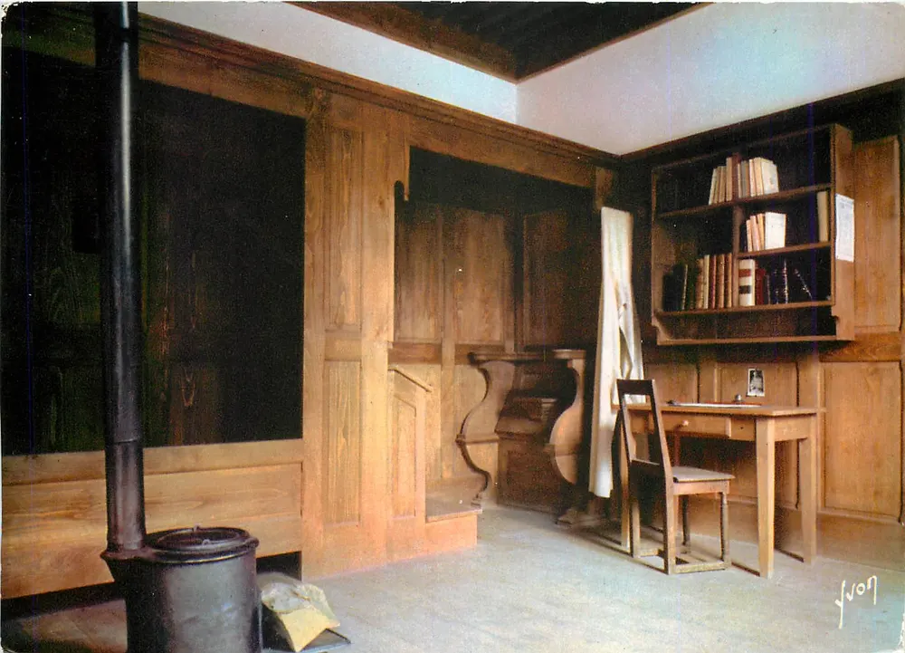 Mosteiro de LA GRANDE CHARTREUSE — N° 135 : LA CORRERIE : uma Celula — Edições d'Art YVON - Frente