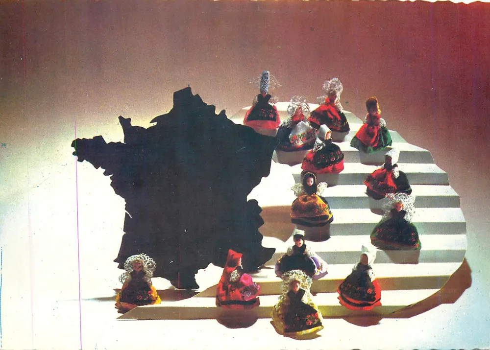 Brinquedos regionais da França — Editor EKTACAP, série XV - Frente