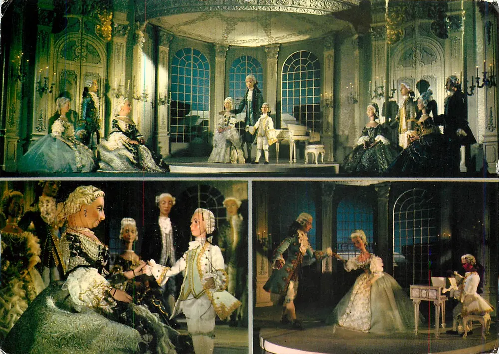 SALZBURGER MARIONETTENTHEATER — "Hofkonzert in Schönbrunn" — Druckhaus R. Kiesel, 2000 - Vorderseite