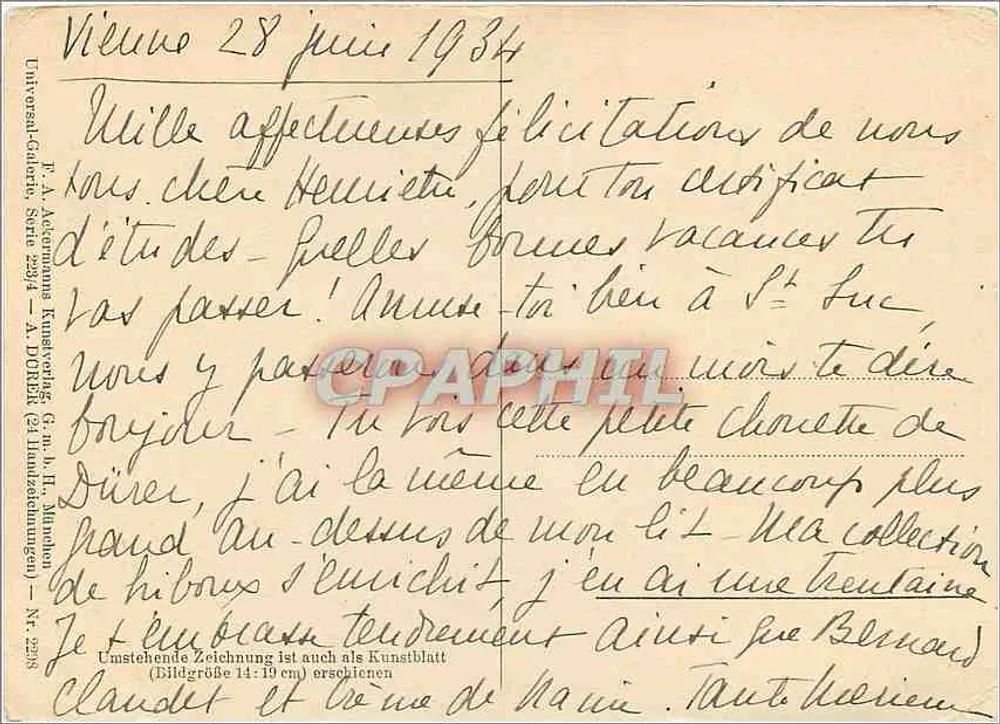 भेड़िया — 1508 की छाप — अल्बर्टीना, वियेना, संख्या 2298 - पीछे