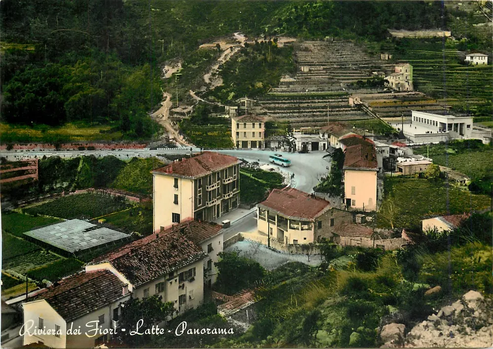 Riviera dos Flores - Latte - Panorama — Editor Zappa C. - Sanremo - Frente