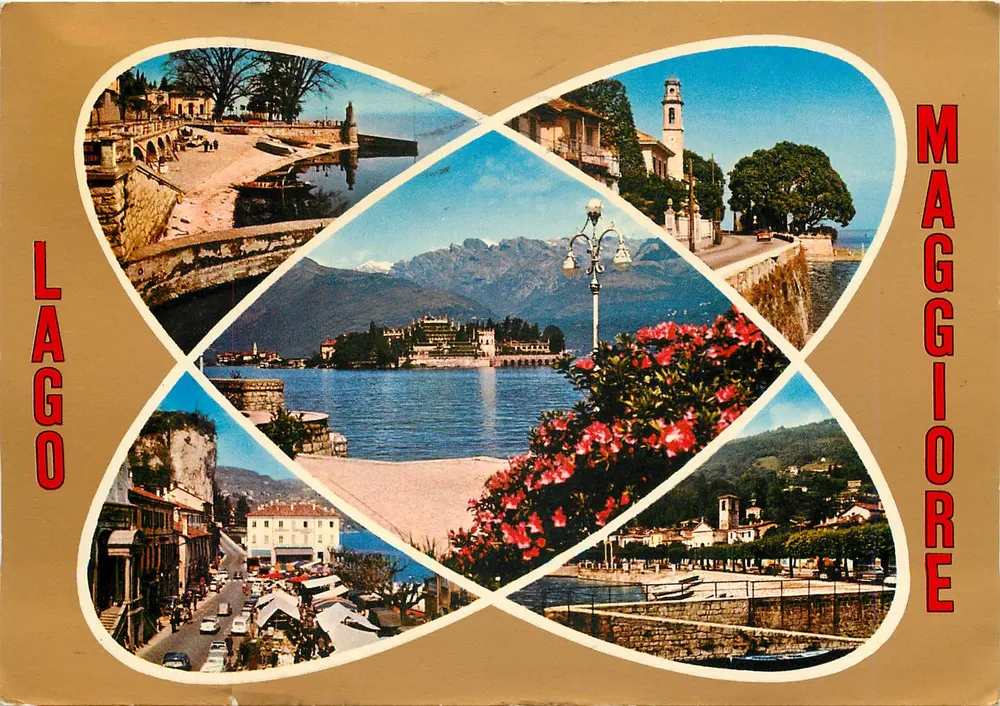 Lago Maggiore — vista panorâmica — editor LAM 155 - Frente