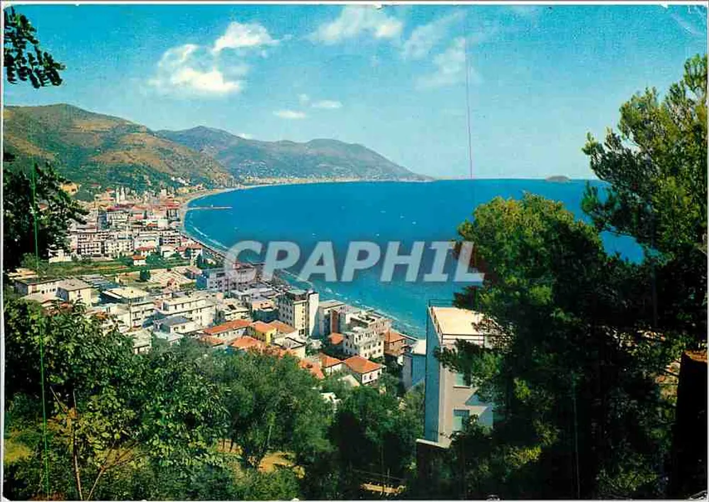 Laigueglia — Panorama im Südwesten — Kodachrome - Vorderseite