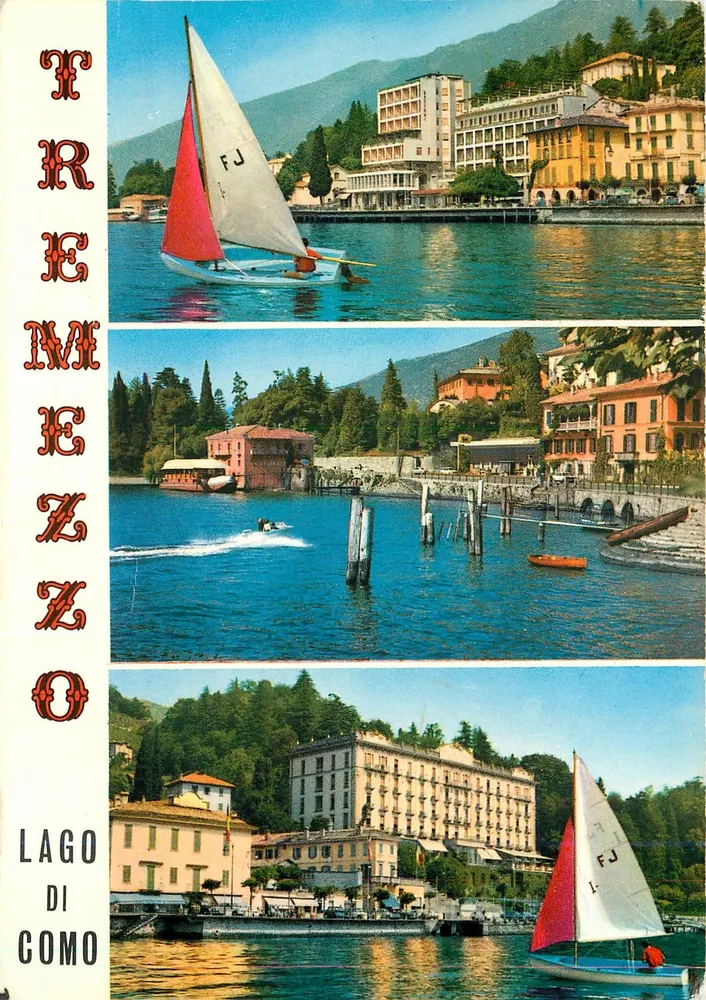 Tremezzo — Lago di Como — editor Fotocolor Kodachrome - Frente