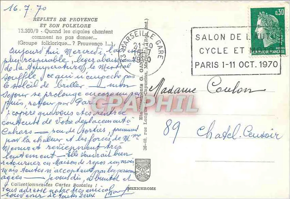 Folklore provençal — Danse et musique — Éditeur IRIS - Verso
