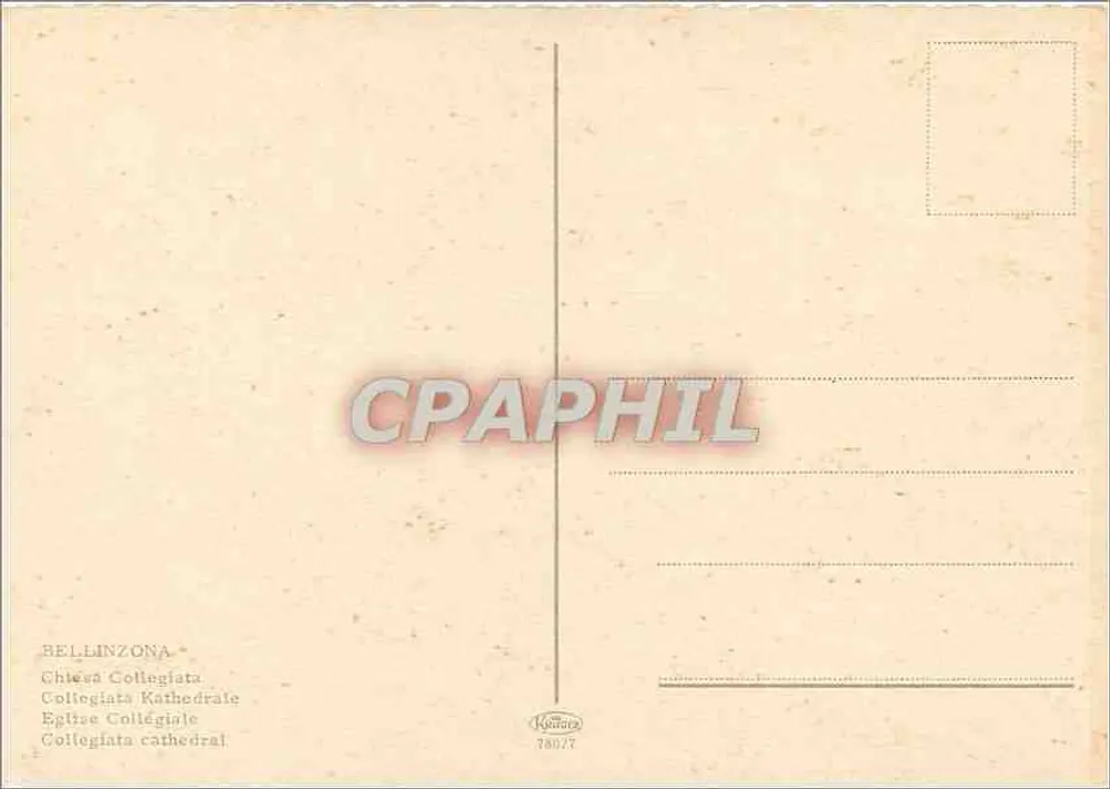 बेलिन्जोना — कॉलेजिएट कैथेड्रल — 780/7 - पीछे