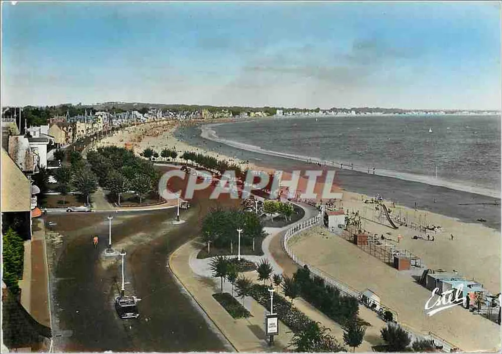 La Baule — Ansicht der Esplanade du Casino und der Strand — Éditions de Lavelle, Paris - Vorderseite