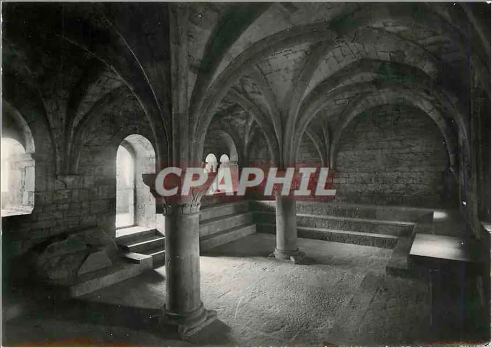 Le Thoronet (Var) - Die Abtei (1160-1175) - Der Kapitelraum - Vorderseite