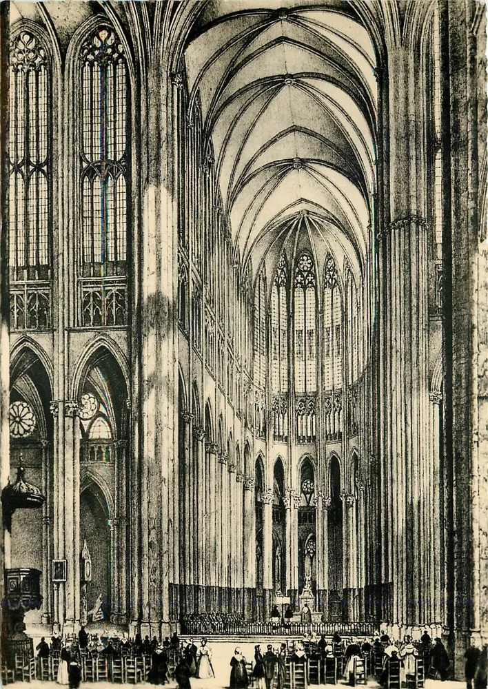 Beauvais — A Catedral - O Coro — Foto R. BAILLET - Frente