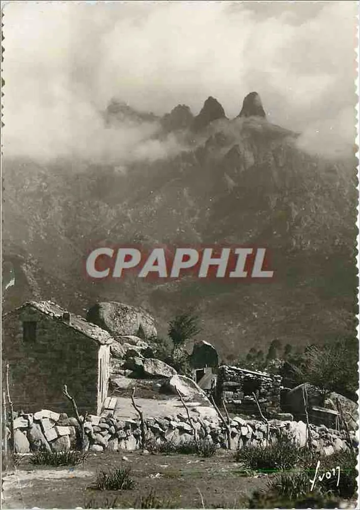 COL DE BAVELLA (Córsega) — As três agulhas — Les Éditions d'Art, Paris - Frente