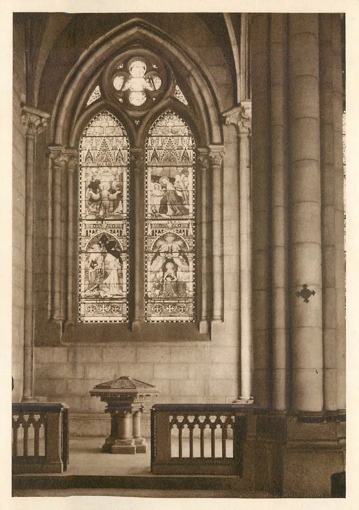 Church of the Redemption - Lyon — Baptismal Fonts — Publisher M. Lescutter, Lyon - Front