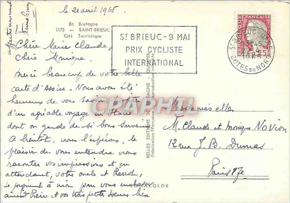 Saint-Brieuc — Cité Ancienne — Éditions de Bretagne - Verso